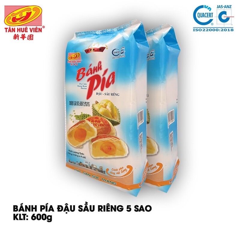 Pía 5* đậu xanh sầu riêng Tân Huê Viên