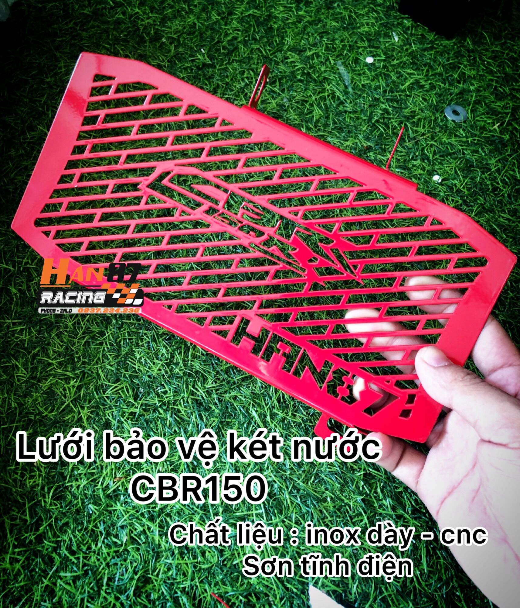Che két nước honda cbr150 2021/2022 - inox chuẩn - sơn tĩnh điện