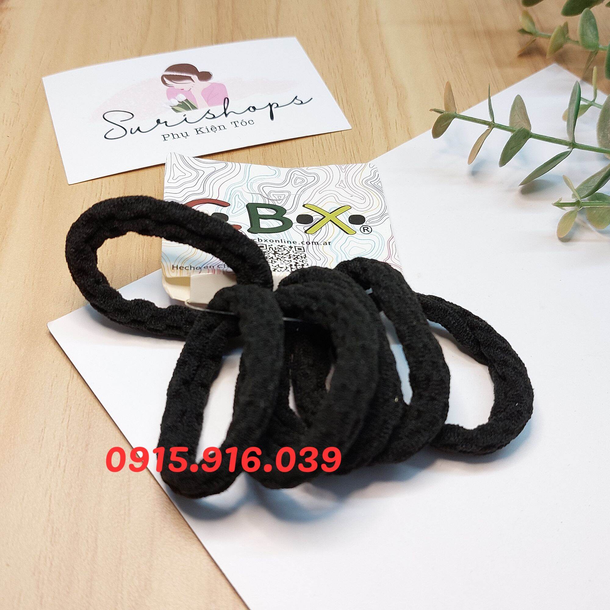 Set 6 Thun Buộc Tóc, Cột Tóc Nữ