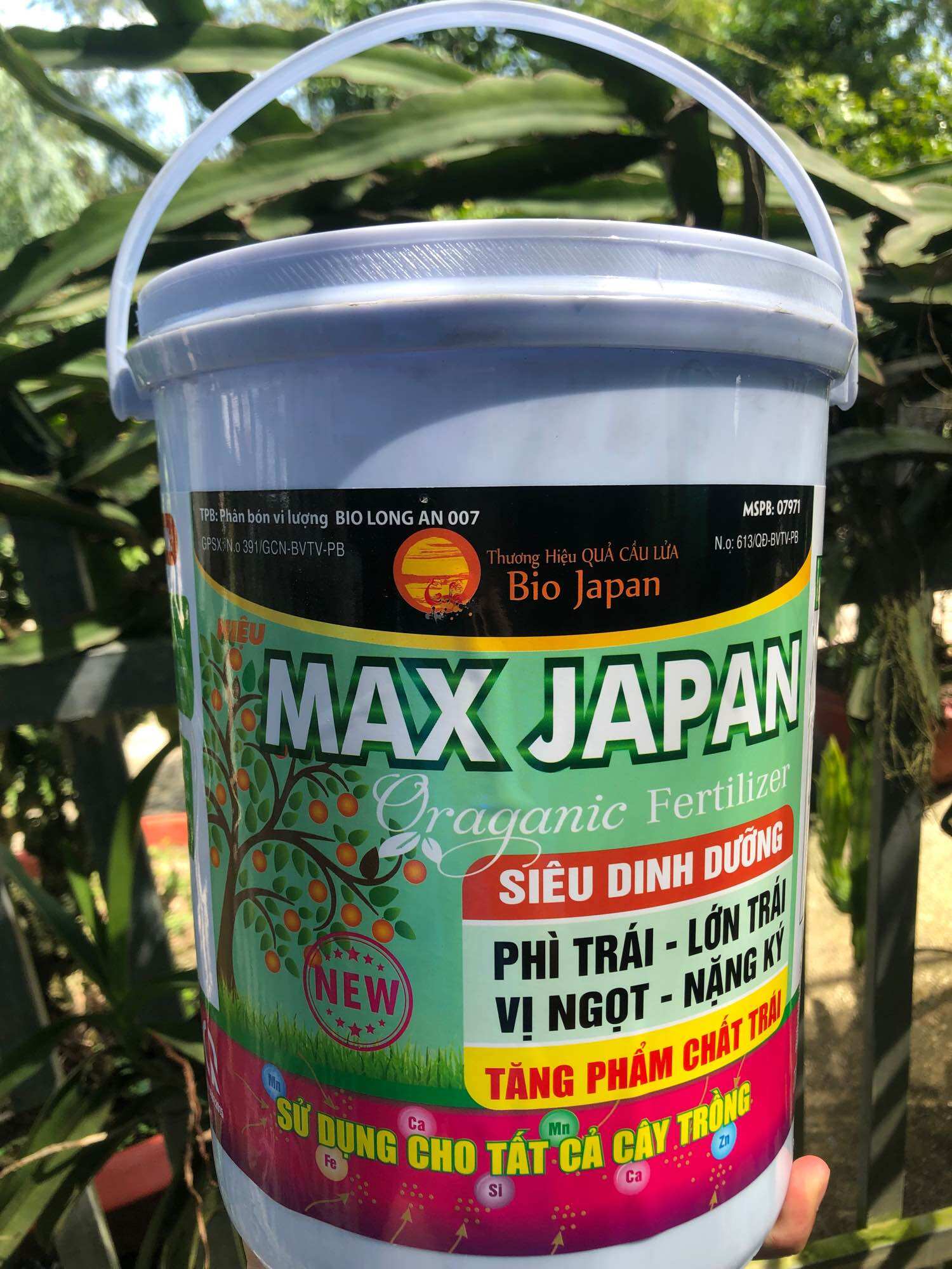 Phân bón xô max japan xô 4,5 ký