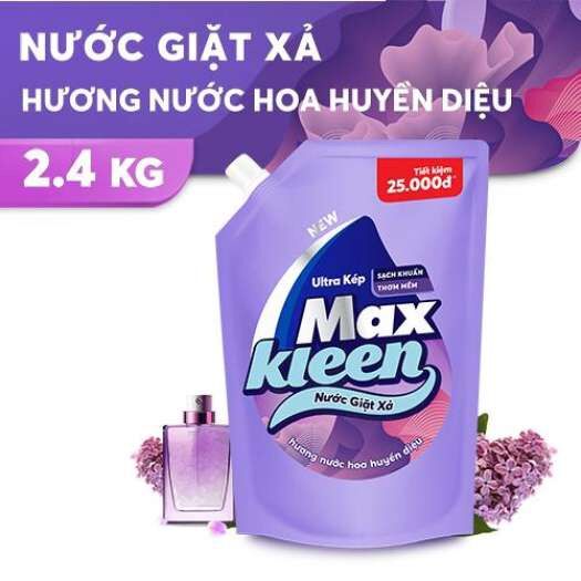 Túi Nước giặt xả MaxKleen 2.4 kg