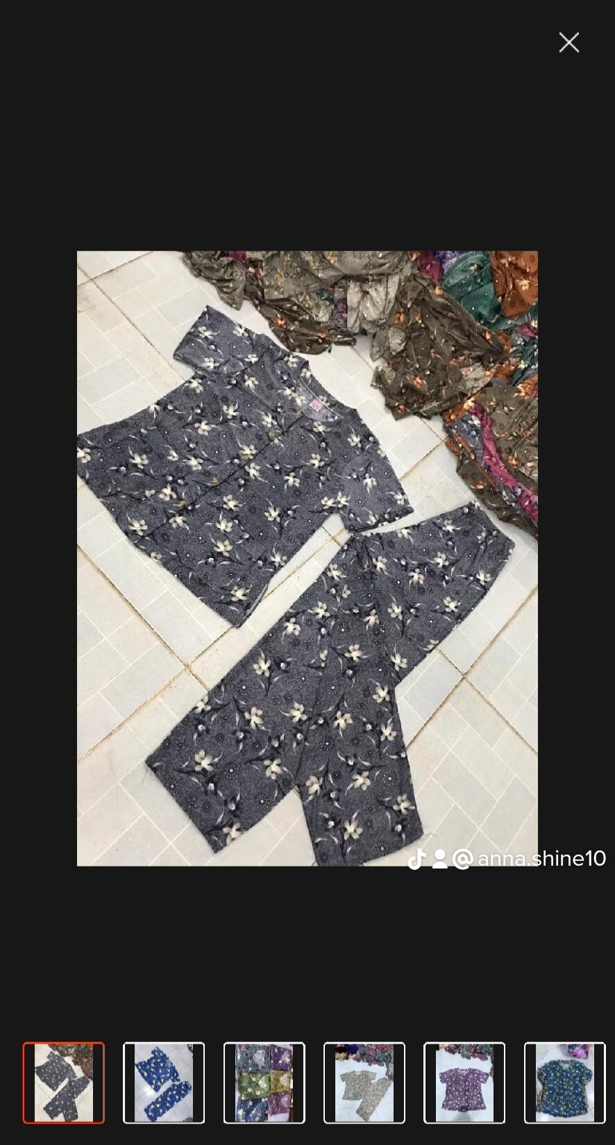 đồ bộ bà già tay ngắn vải siu lụa