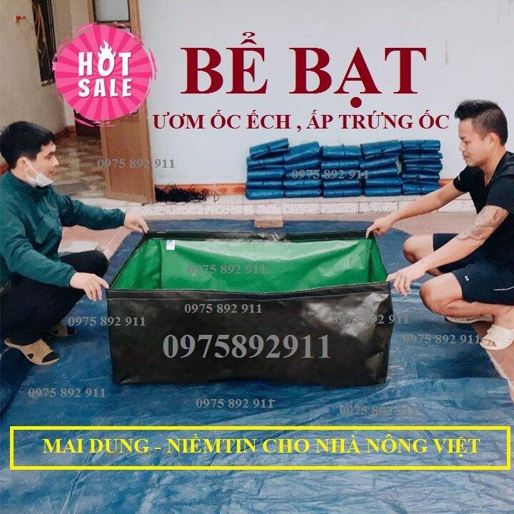 Bể bạt nuôi ốc ếch cá lươn -  xanh bộ đội