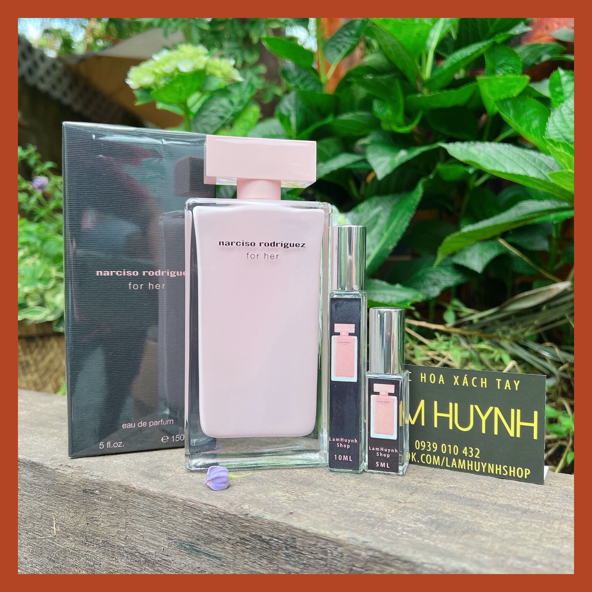 Nước hoa nar_cl_s0 for her edp 5ml -10ml