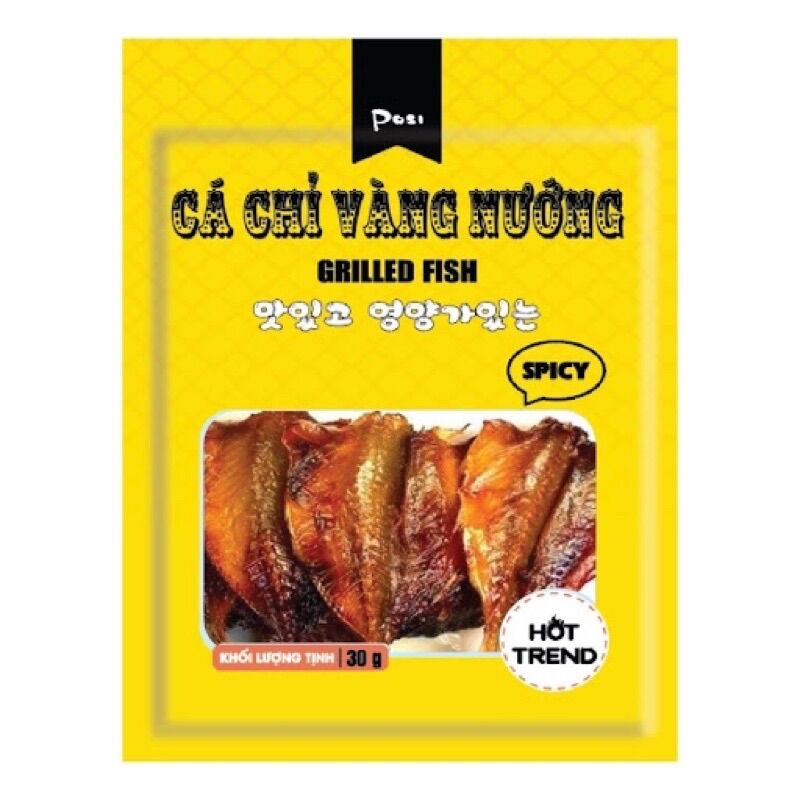Cá chỉ vàng nướng Posi 30g
