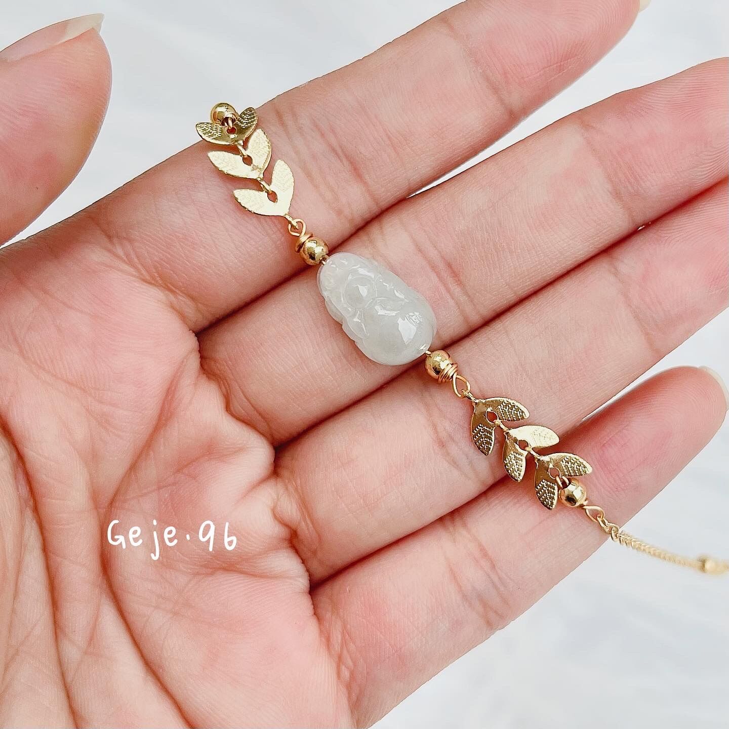Lắc tay tỳ hưu phối Ngọc cẩm thạch