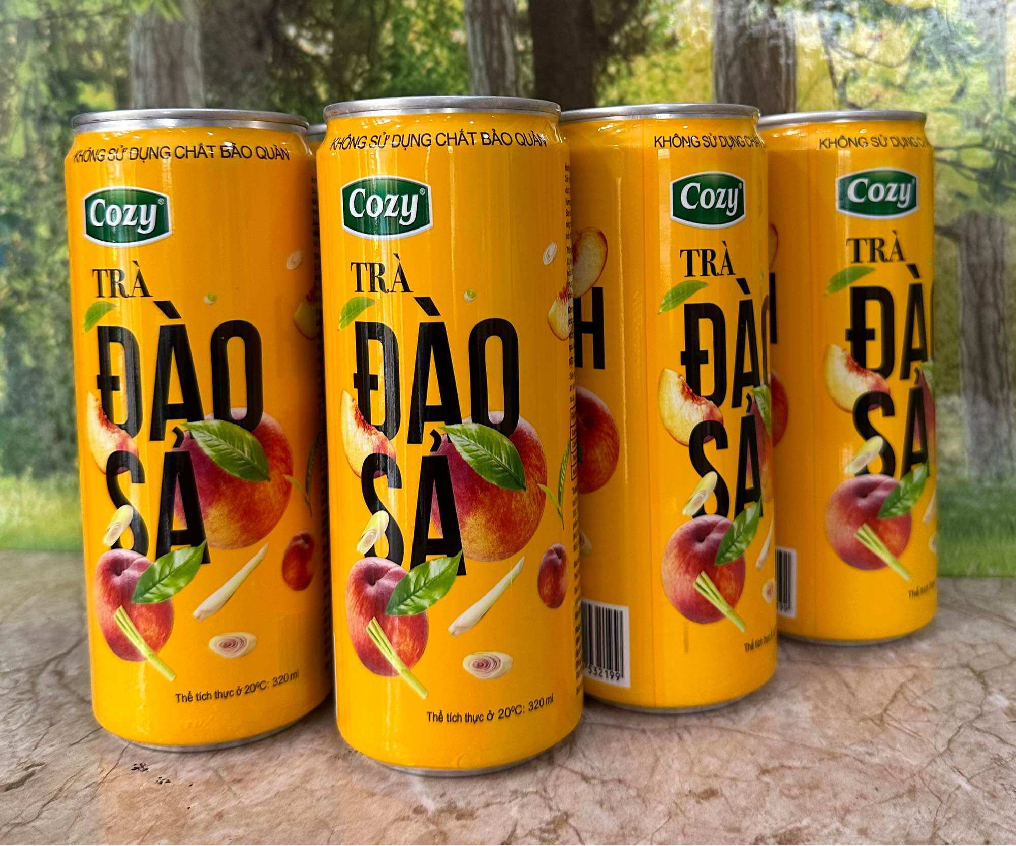 1 thùng Trà Đào Sả Cozy /24 Lon *320ml
