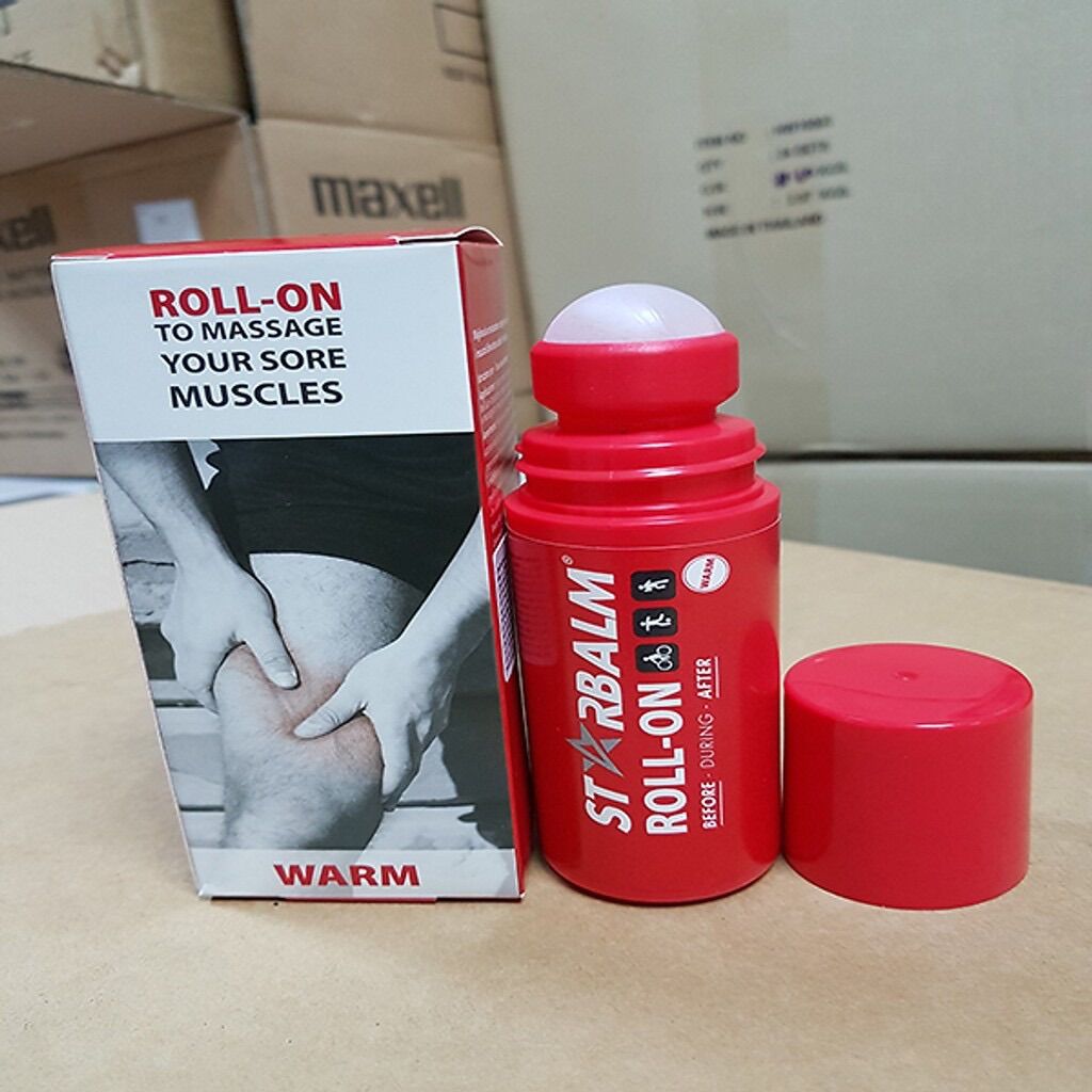 Chai lăn làm nóng cơ STARBALM ROLL ON WARM  75ml