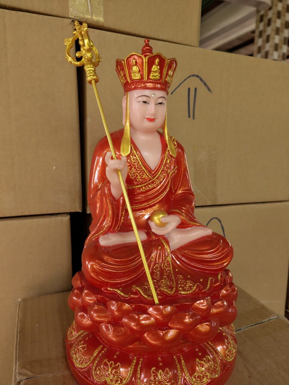 Tượng Địa Tạng Bồ Tát cao 30cm