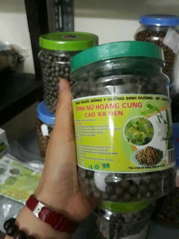 500g viên trinh nữ hoàng cung cao xạ đen