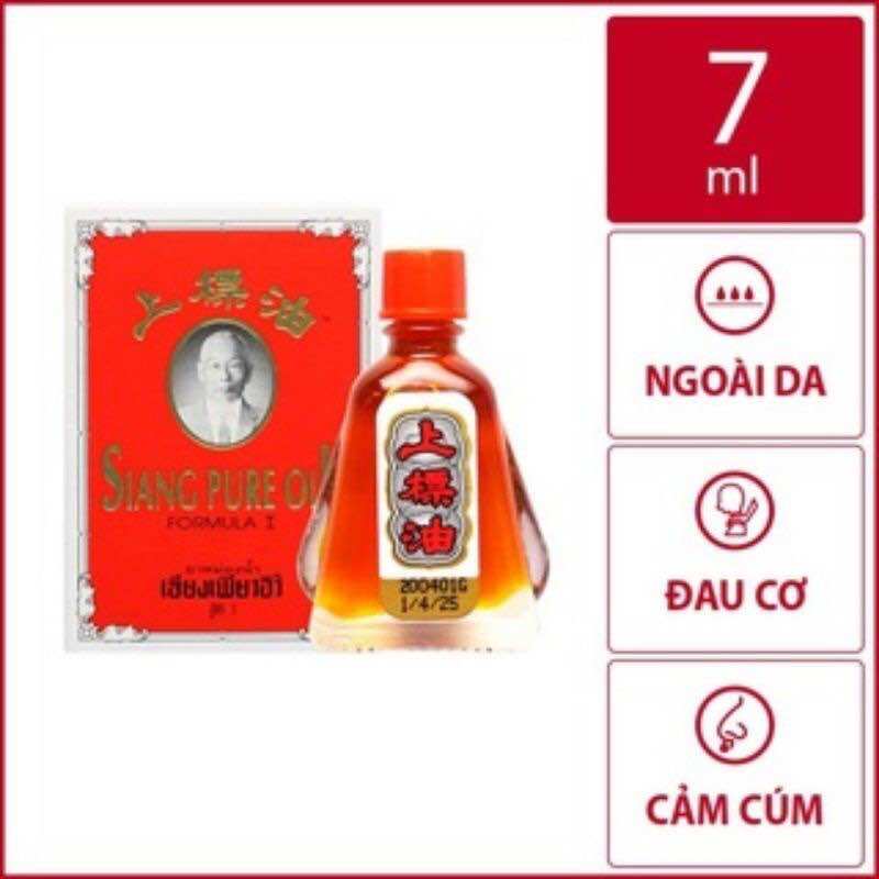 Dầu gió Ông già Siang Pure Thái Lan (7ml)