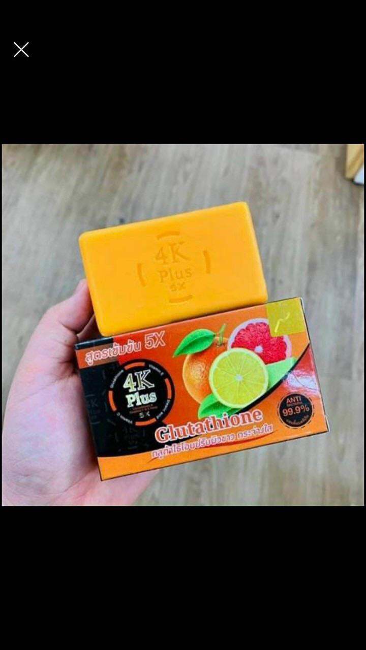 Soap xà phòng tắm trắng da 4K plus