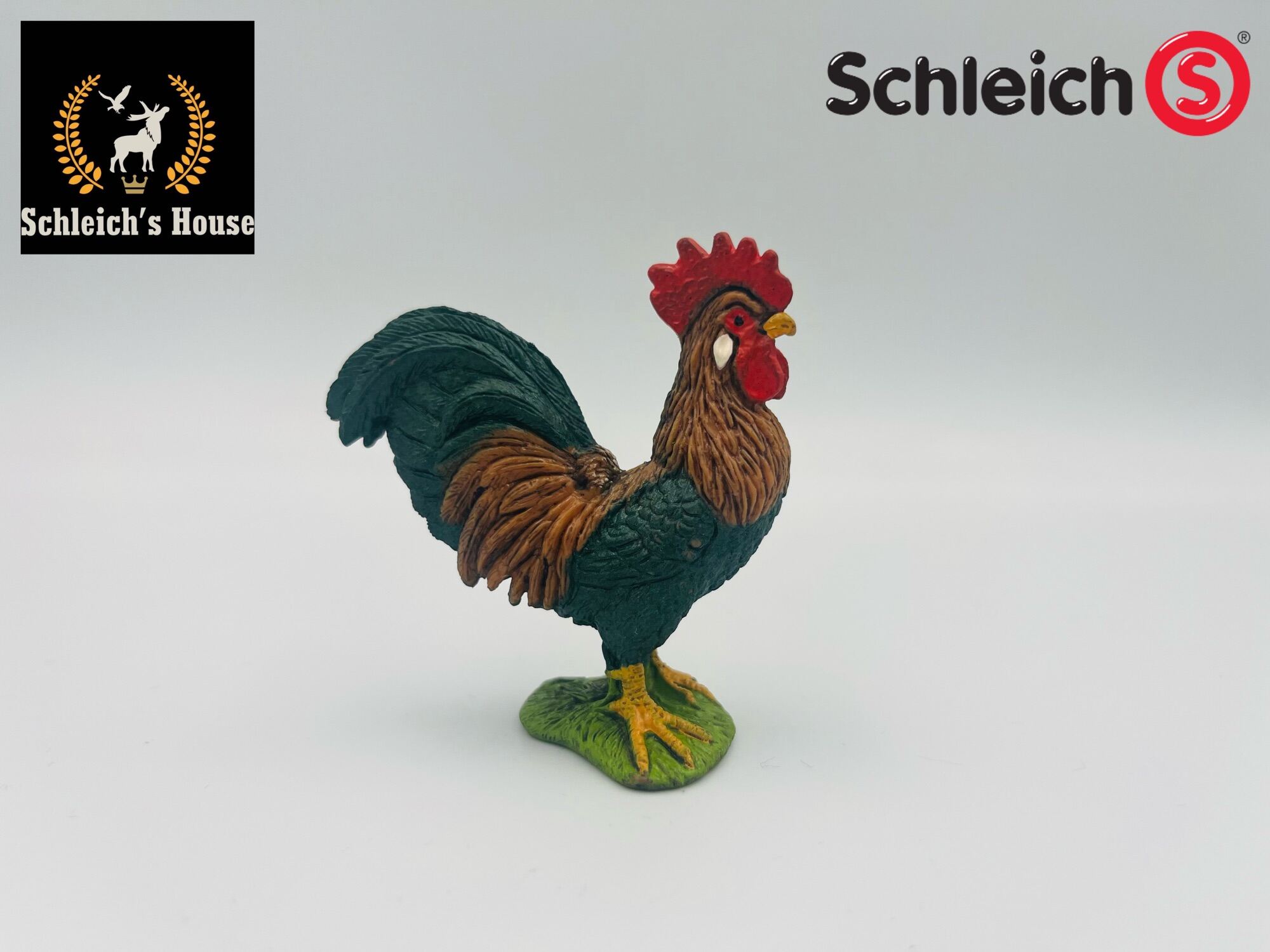 Mô hình động vật , đồ chơi con vật Schleich chính hãng Gà trống 13825