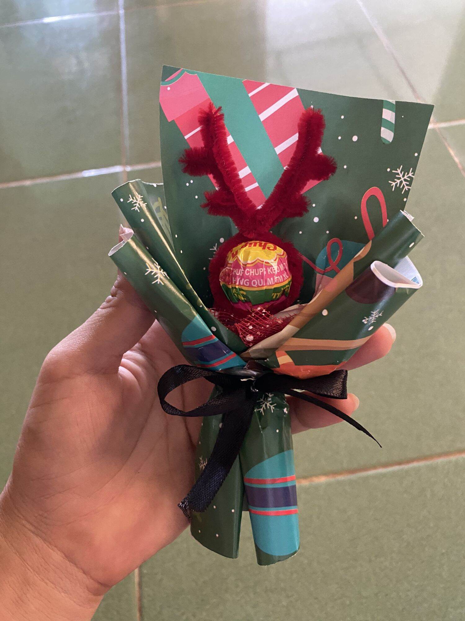 Bó kẹo quà tặng noel
