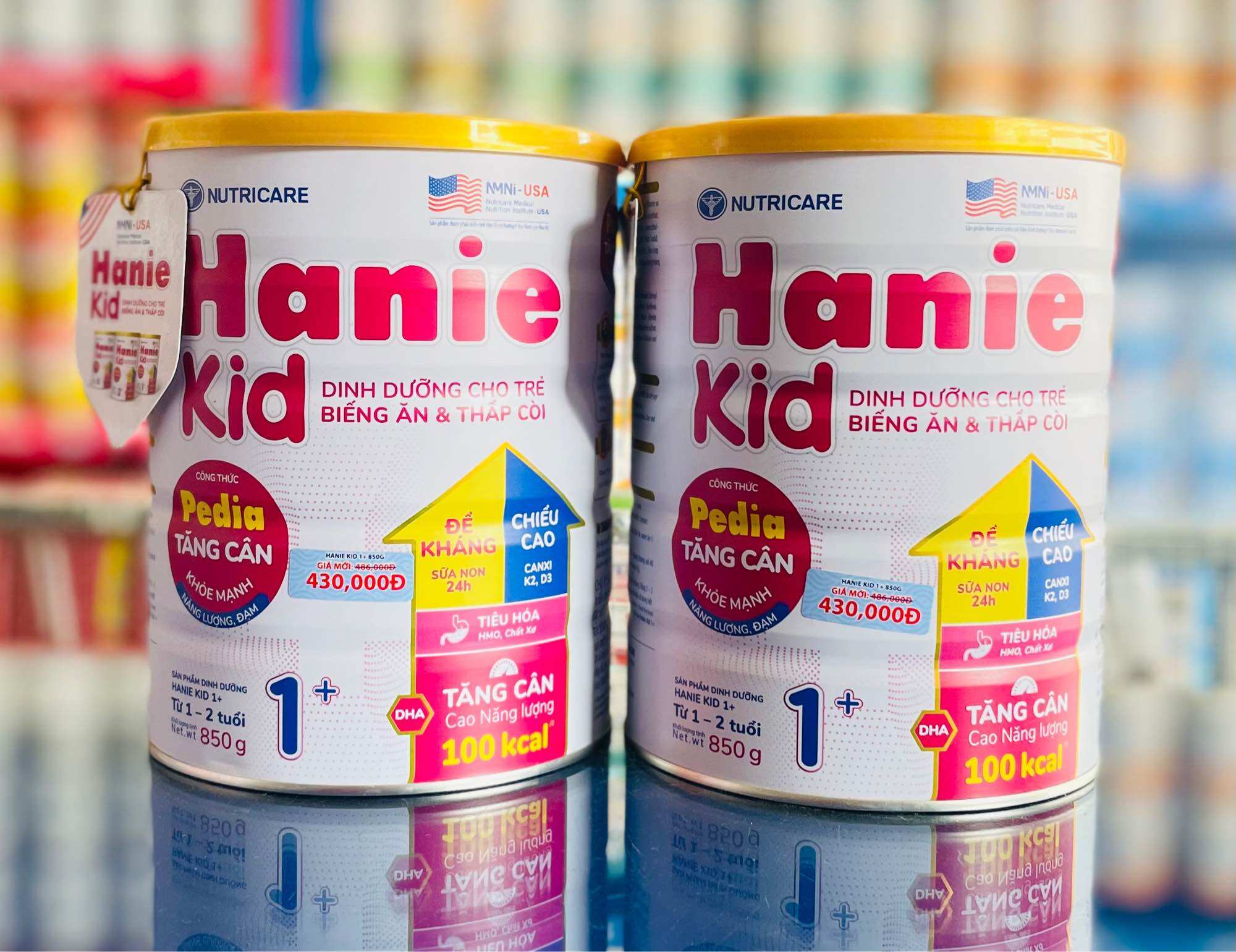 [Combo 2 lon] Sữa bột Hanie kid 1+ 850g