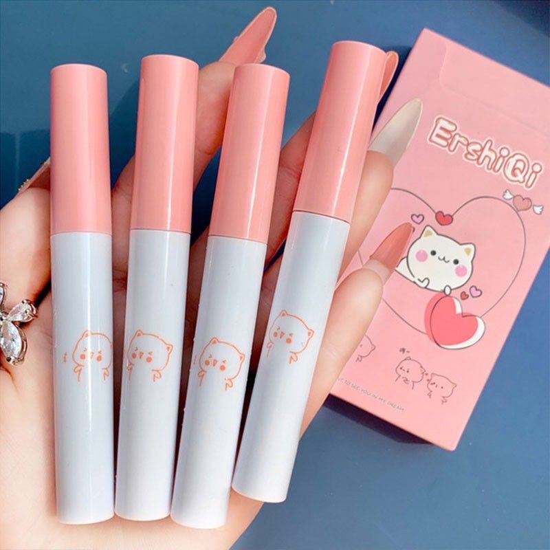 Set 4 Son Kem Lì ErShiQi Mèo Cute