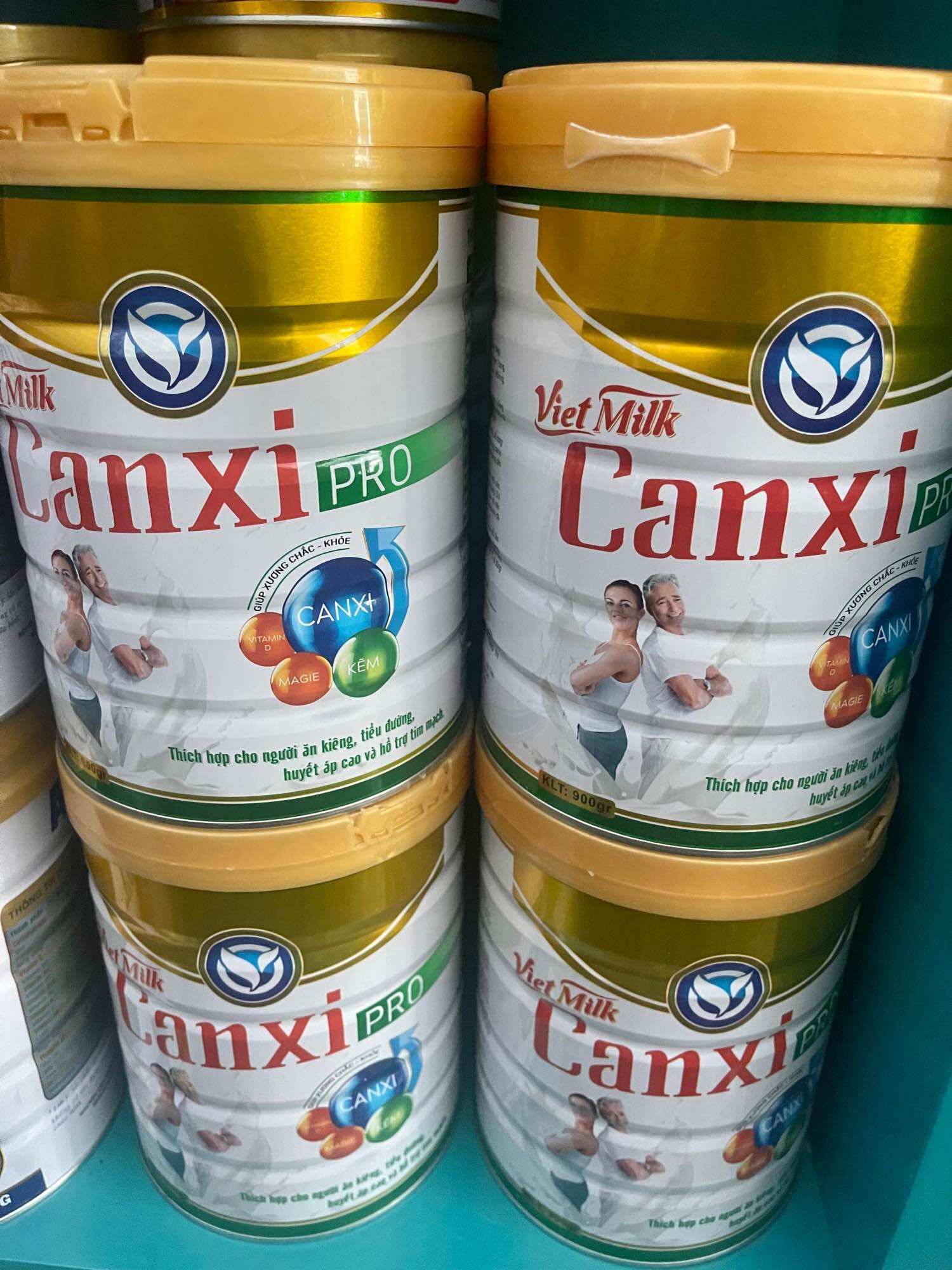 Sữa vietmilk canxi pro 900g