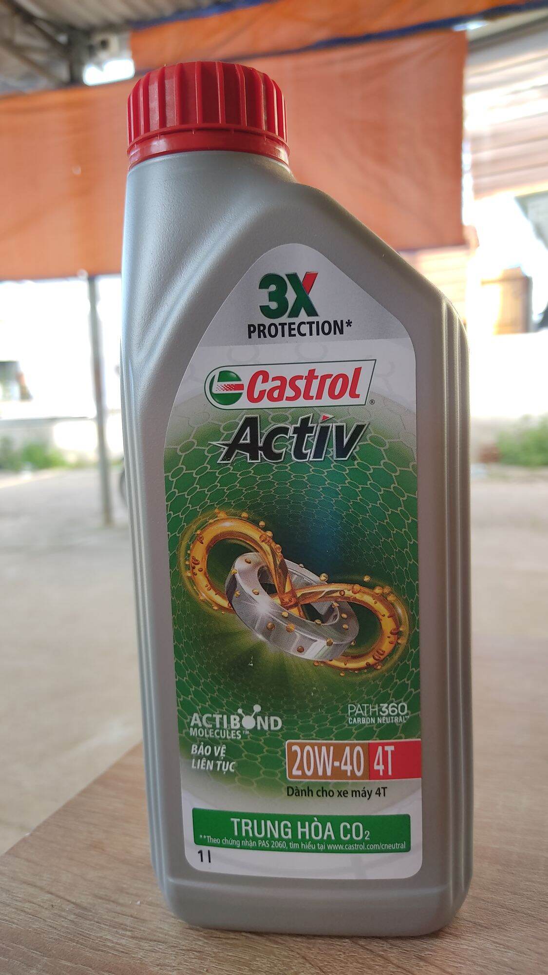 Nhớt động cơ xe máy castrol activ 4T 20W40