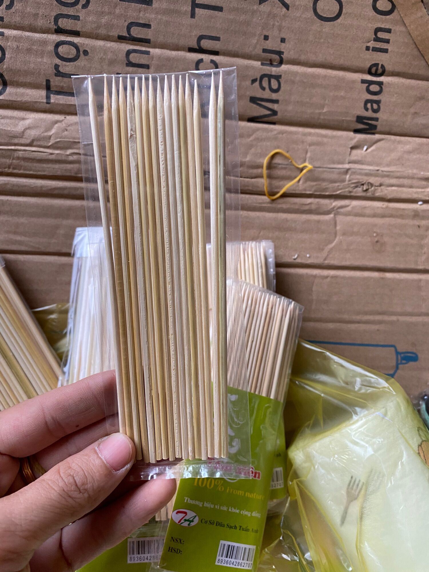 Gói tăm xiên thịt 15cm