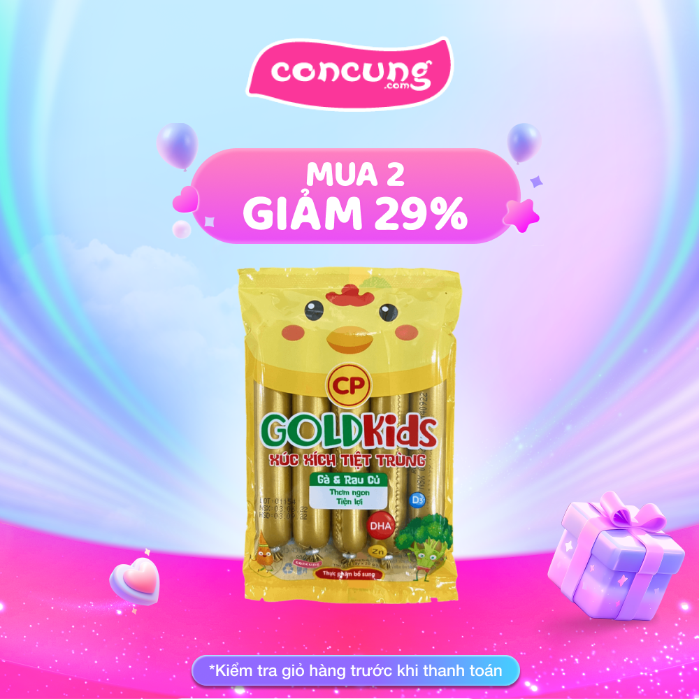 Xúc xich Gà và rau củ