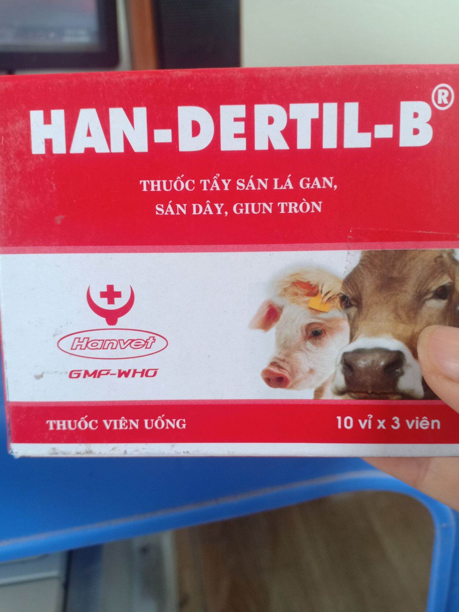 Tẩy Sán bò ,dê ( 1 hộp 30 viên)