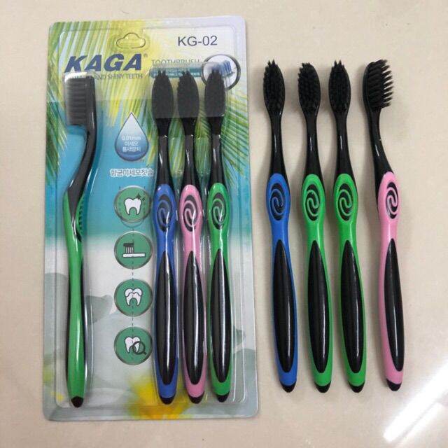 Set 2 vỉ bàn chải kaga 8 cây