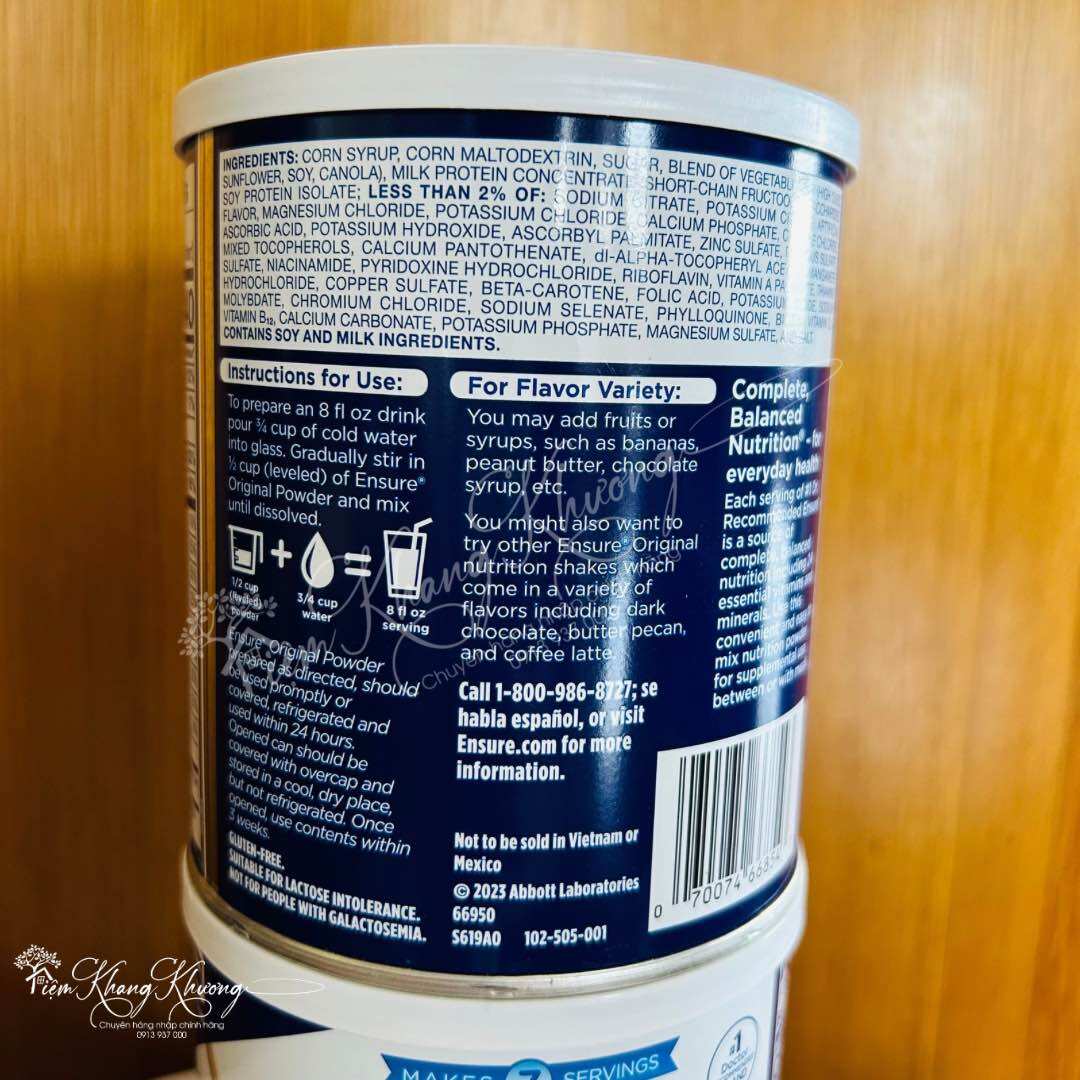 Sữa bột ENTRUST dành Cho Người Tiểu Đường - ăn kiêng - 400G (Hàng Nhập Mỹ Chính Hãng)