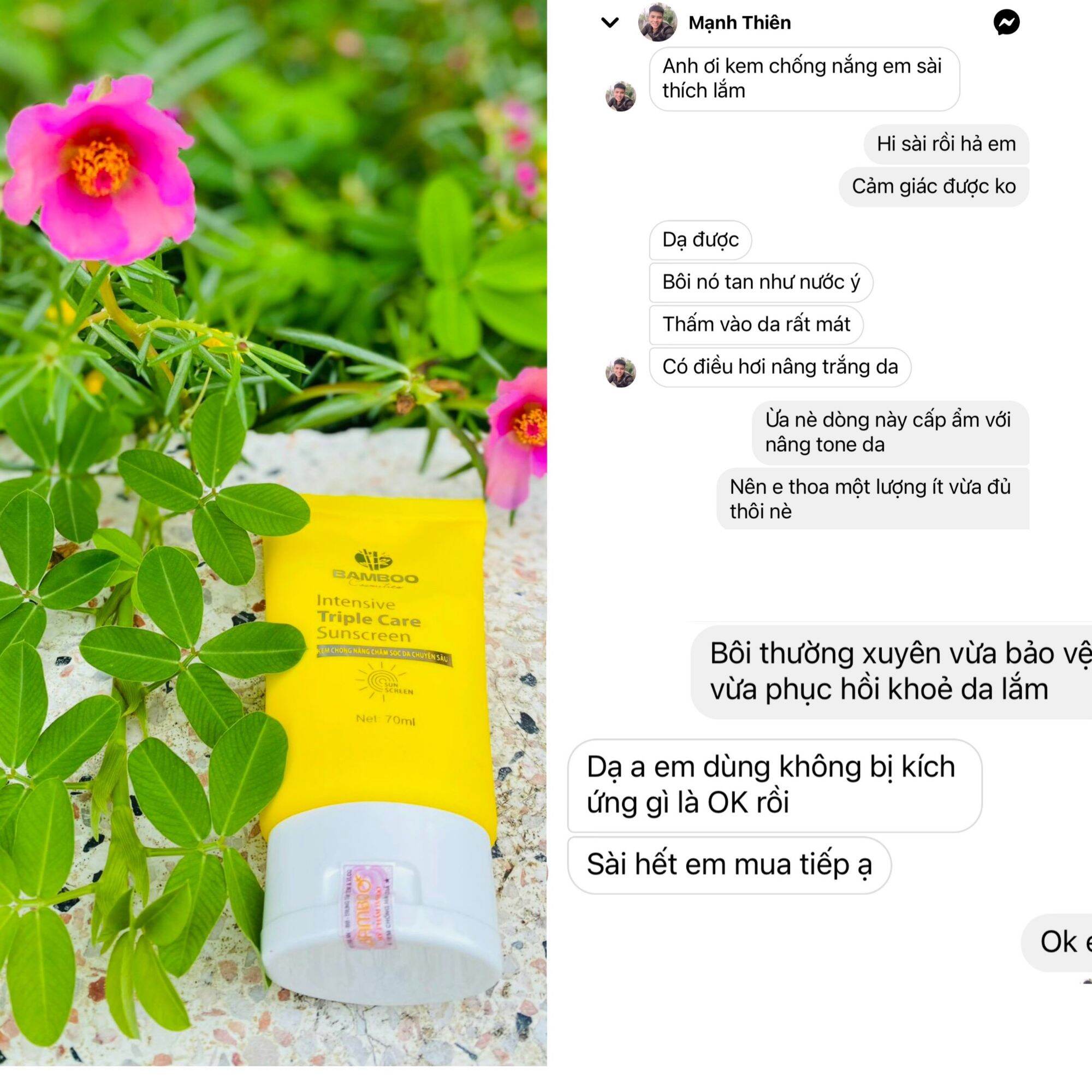 Kem Face Bamboo và Kem Chống Nắng Bamboo - Bảo Vệ Da Trước Ánh Nắng