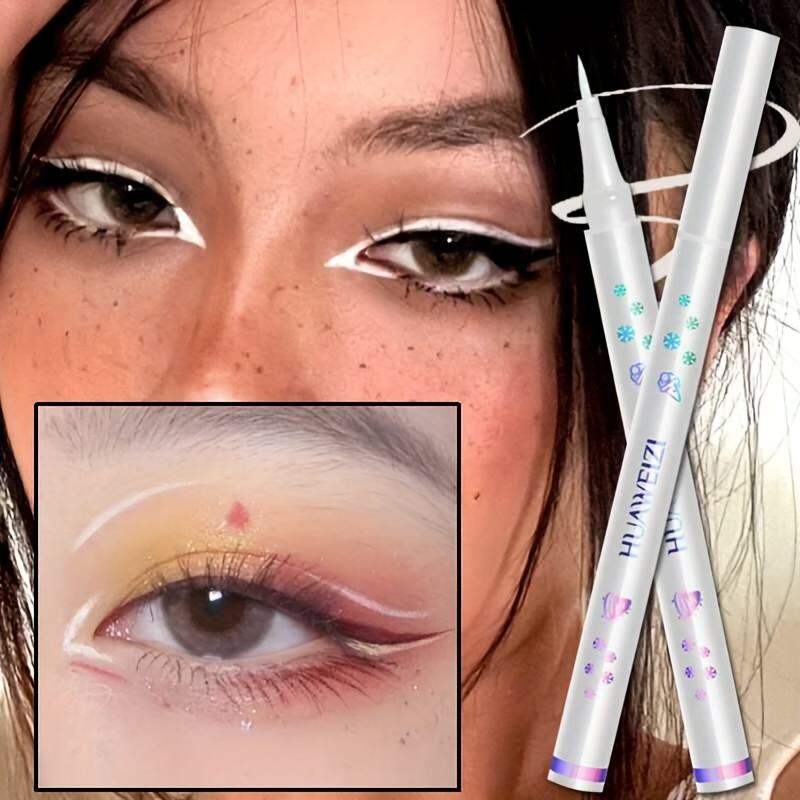 Màu Mờ Bút Kẻ Mắt Chống Thấm Nước Bút Chì Lỏng Cho Đảng Trang Điểm Mắt Nhanh Khô Không Nở Màu Xanh Tím Bút Kẻ Mắt Dụng Cụ