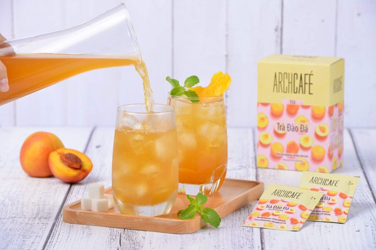 Trà đào - Peach Tea - Archcafé