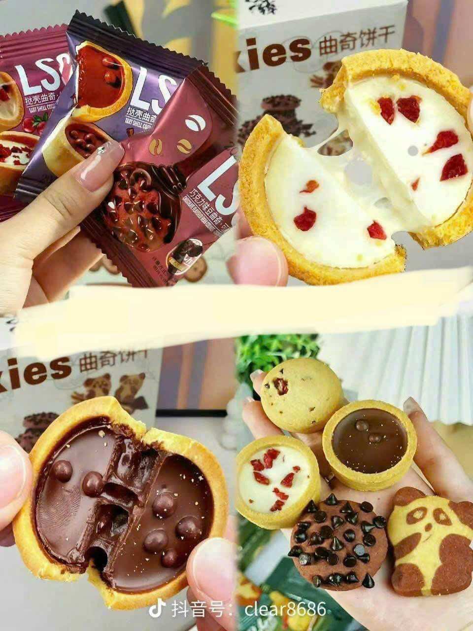 Bịch  200 gr bánh quy socola mix vị siêu ngon