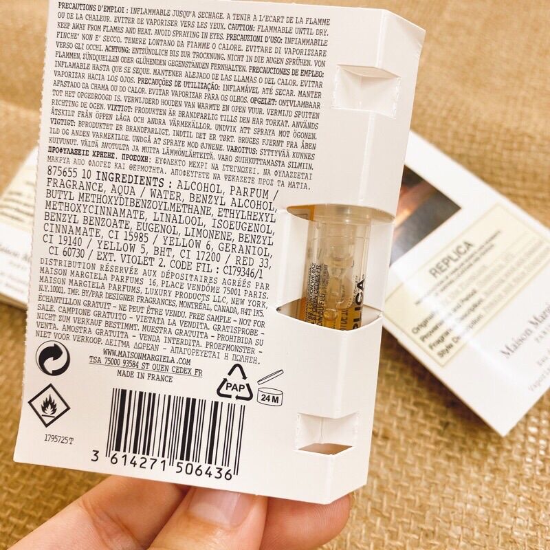 [ vial 1.2ML ] Nước hoa Replica Maison Margiela By the Fireplace