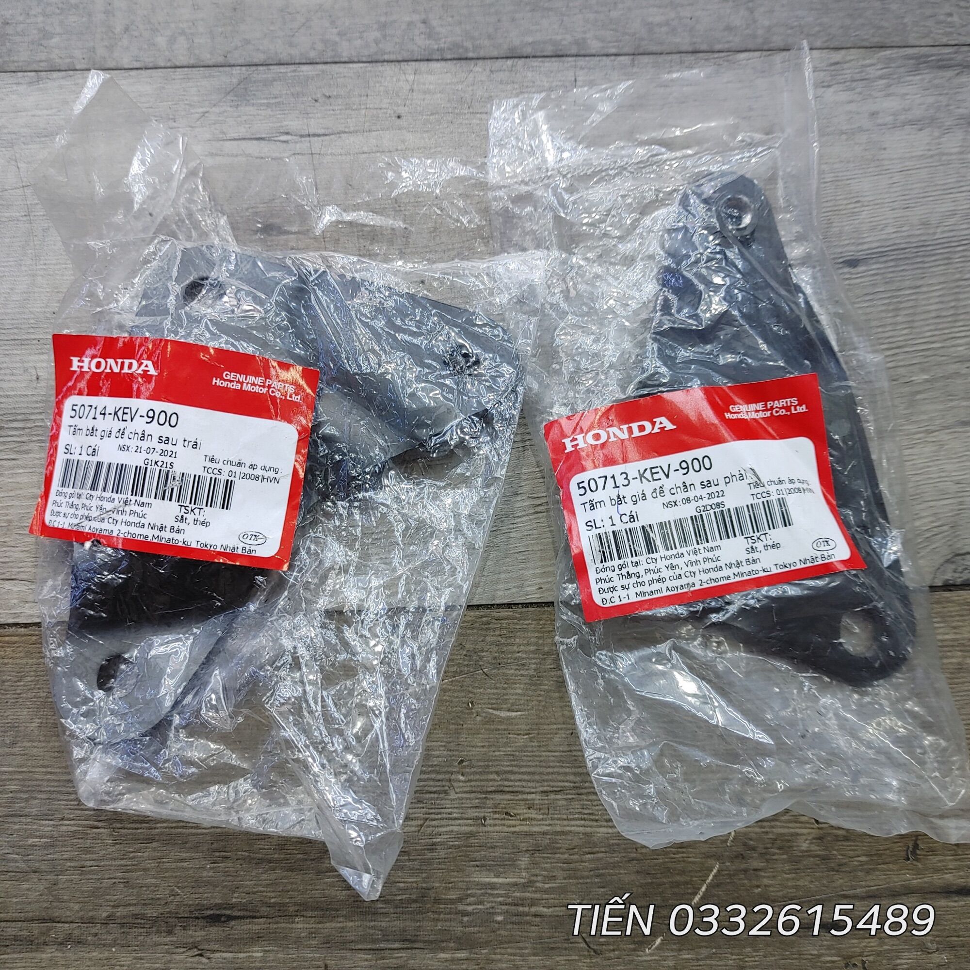Cặp pass sắt gác chân sau Wave nhỏ