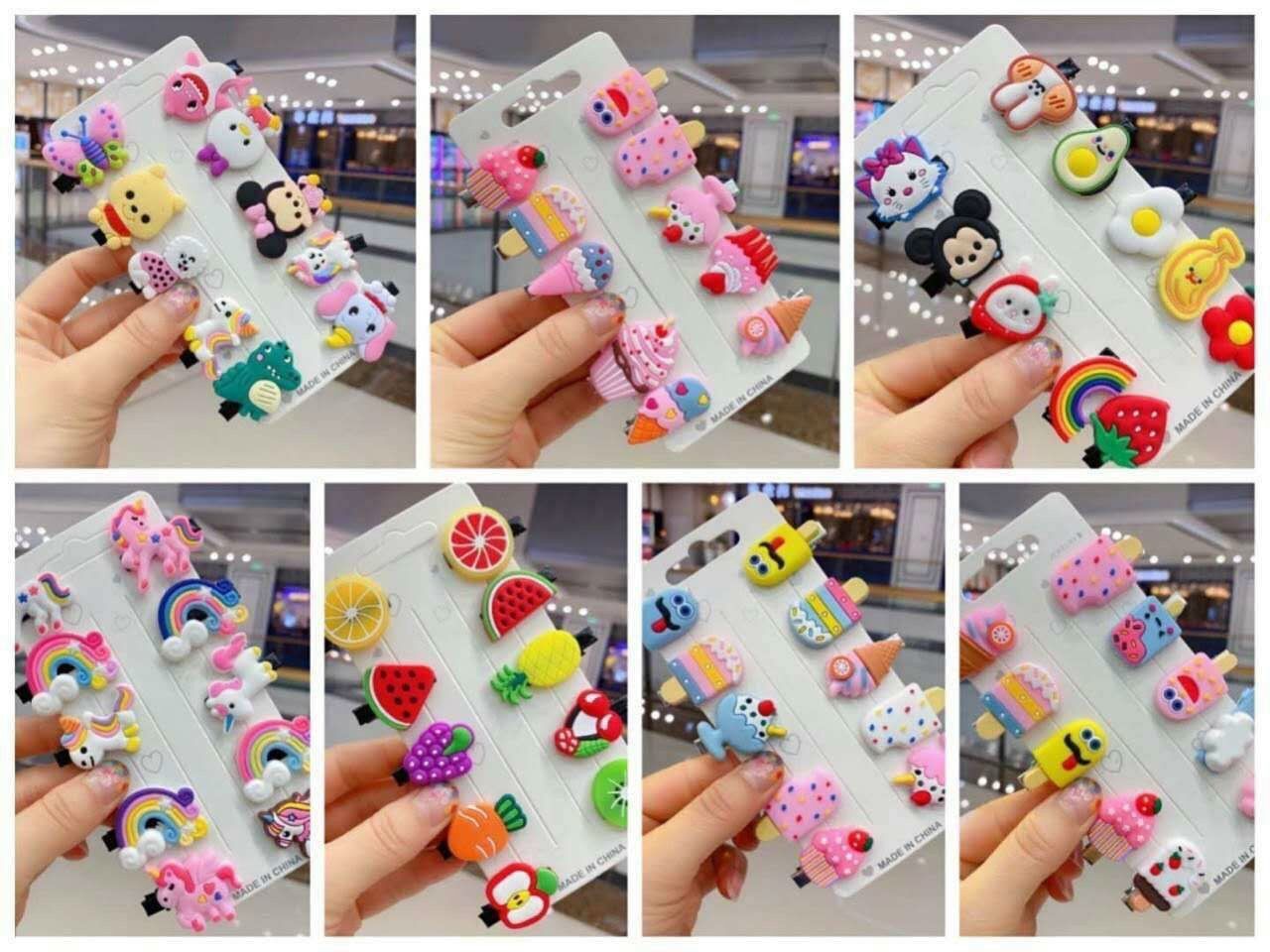Set 10 kẹp tóc siêu xinh cho bé