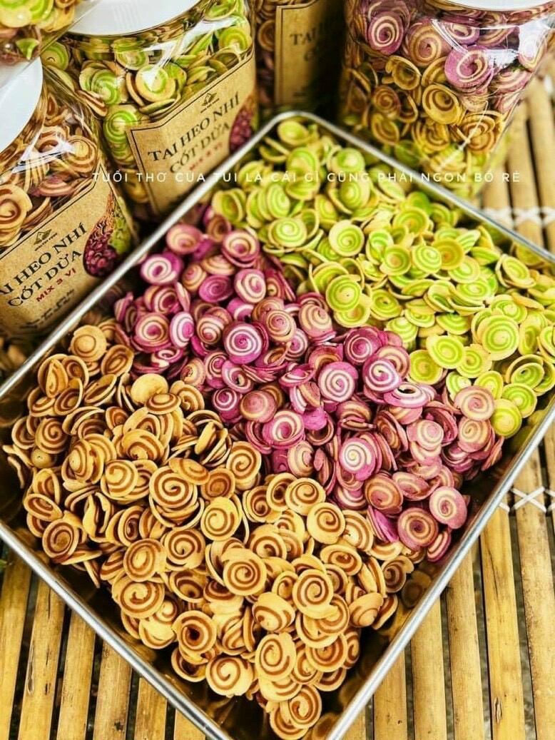 Bánh tai heo mix 3 vị