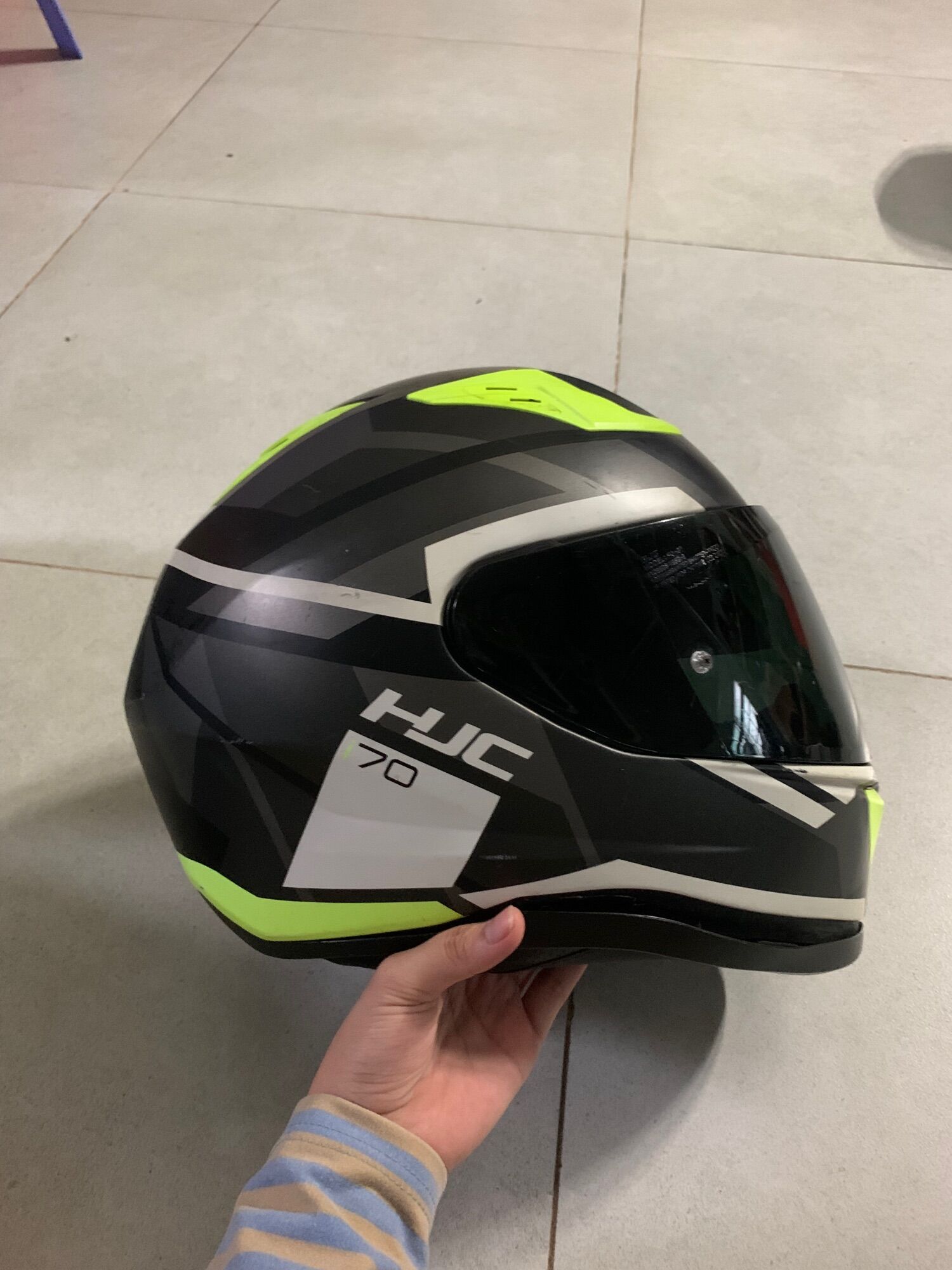 Nón bảo hiểm fullface HJC i70 2 kính cũ