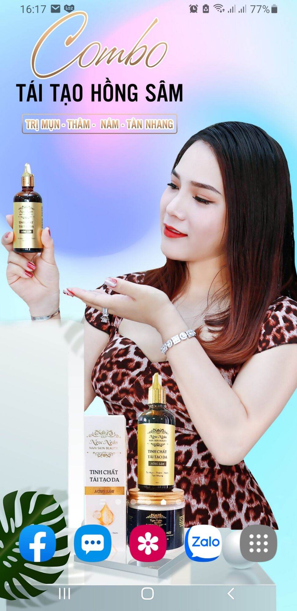 Combo hồng sâm ngọc ngân