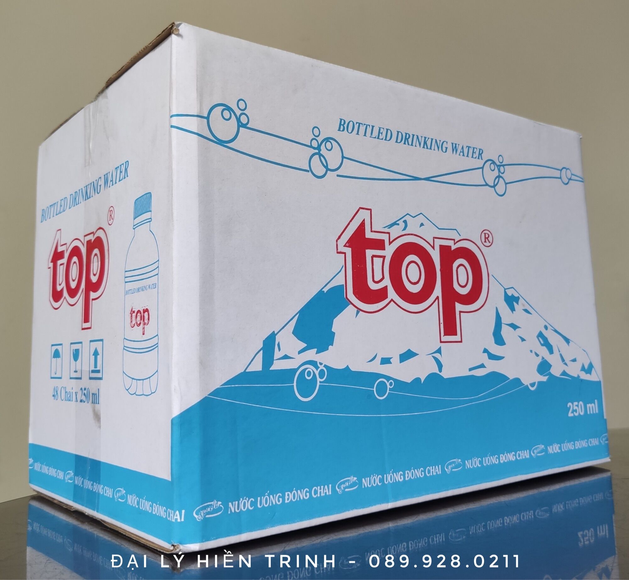 Nước Uống Đóng Chai Top 250ml (48 chai)
