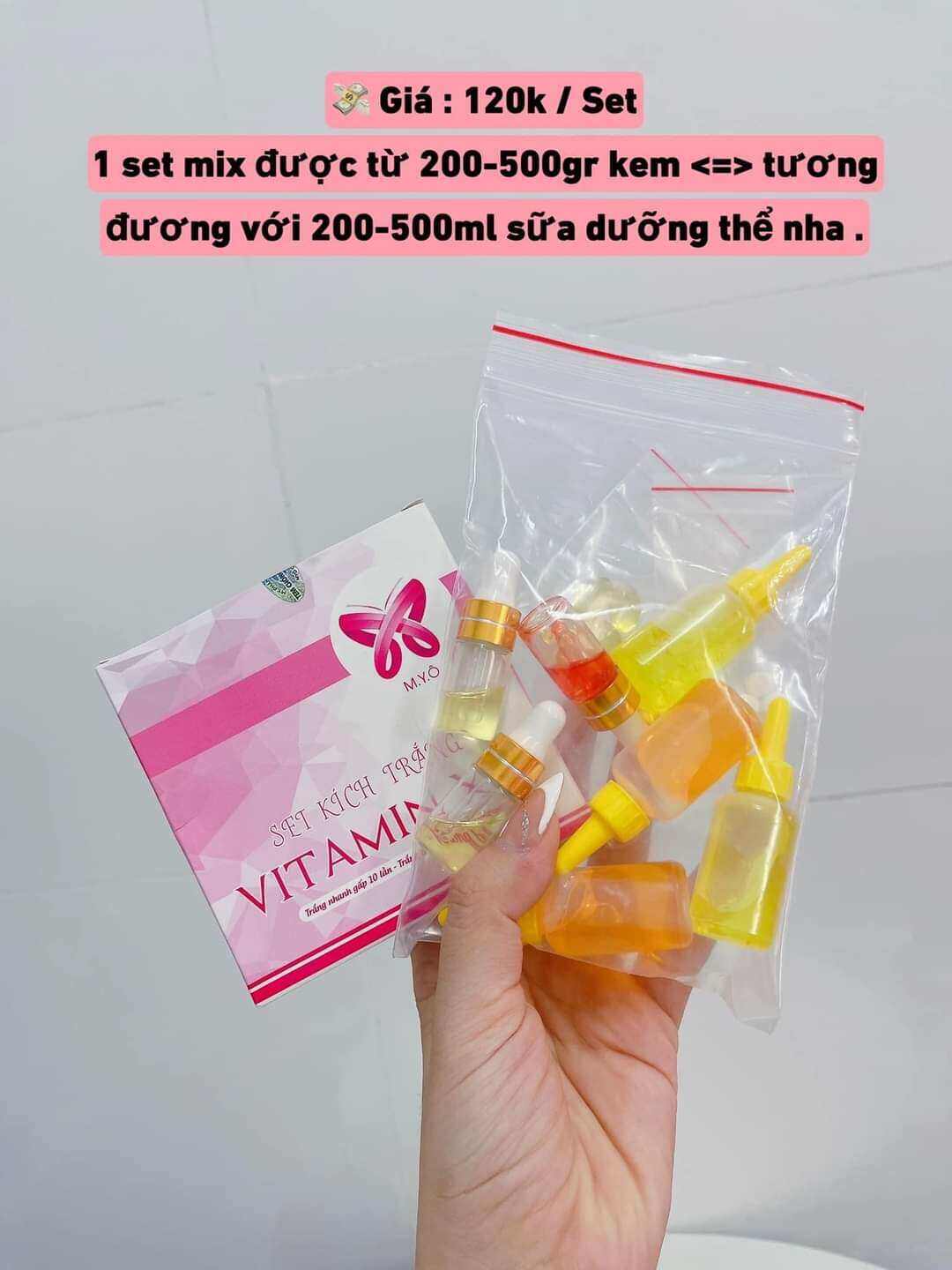Kích trắng Myo - kích trộn pha kem