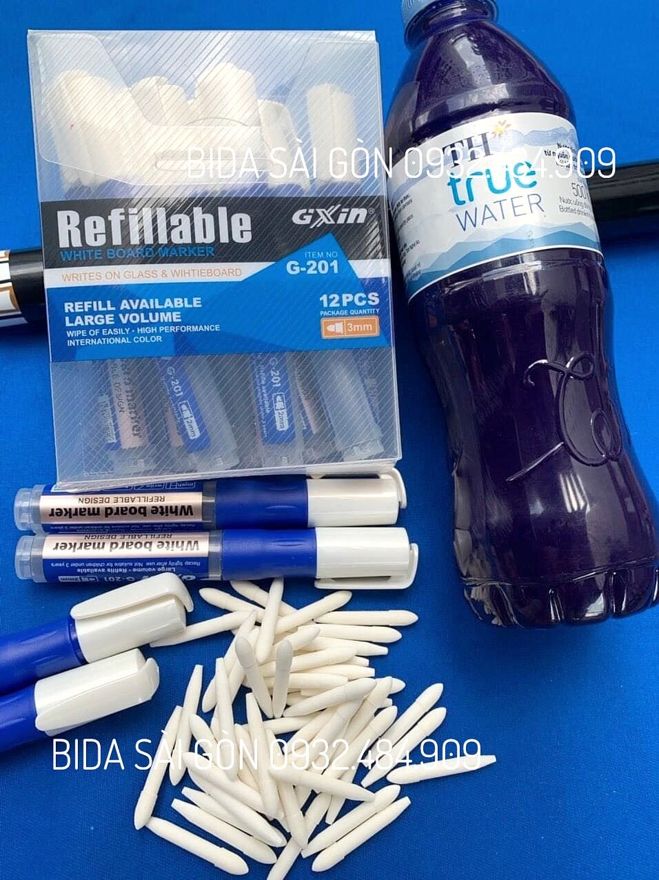 [Viết bảng bida] Bút lông nhấn Gxin