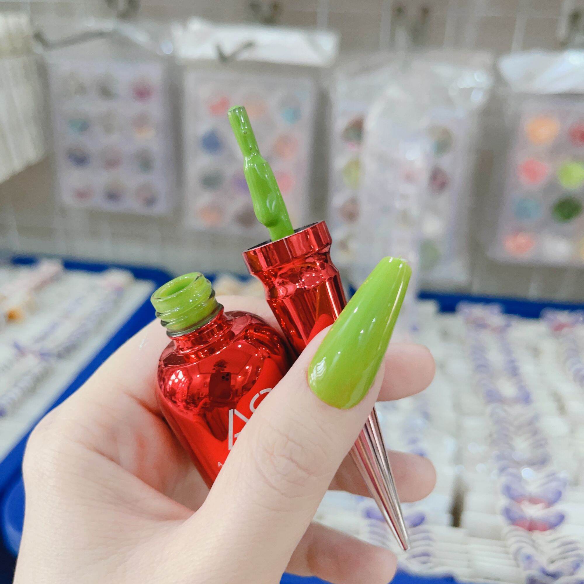 Sơn gel màu xanh bơ as sơn loại 1