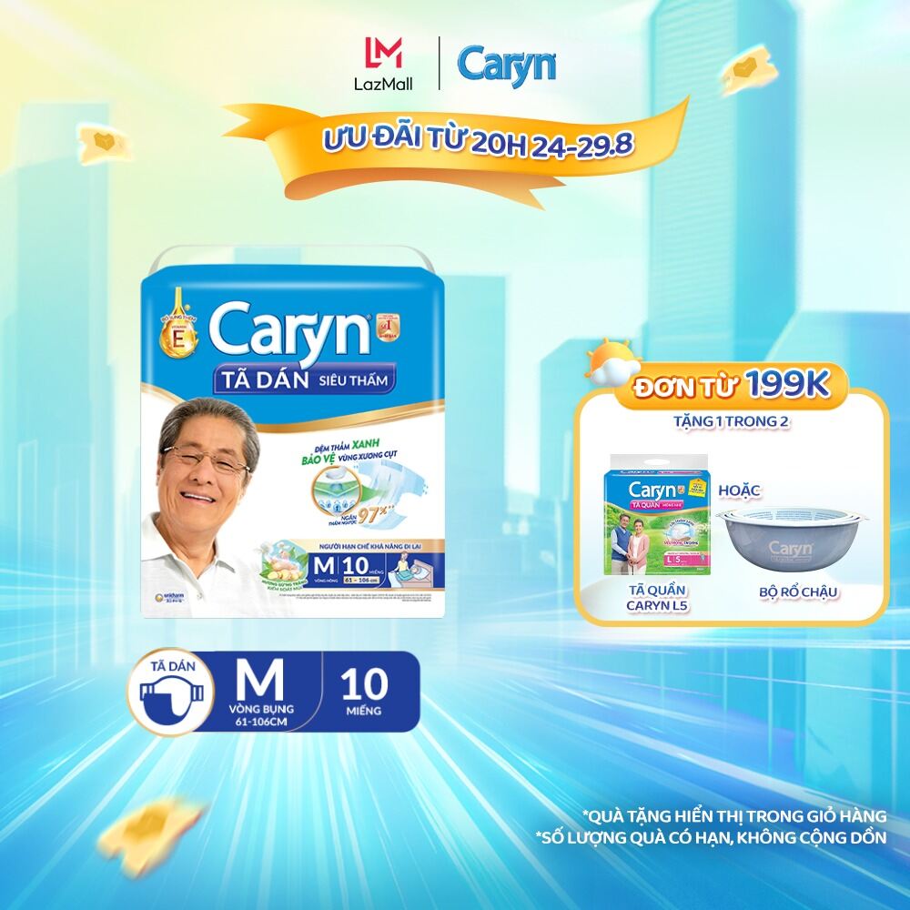 Tã dán người lớn caryn m10