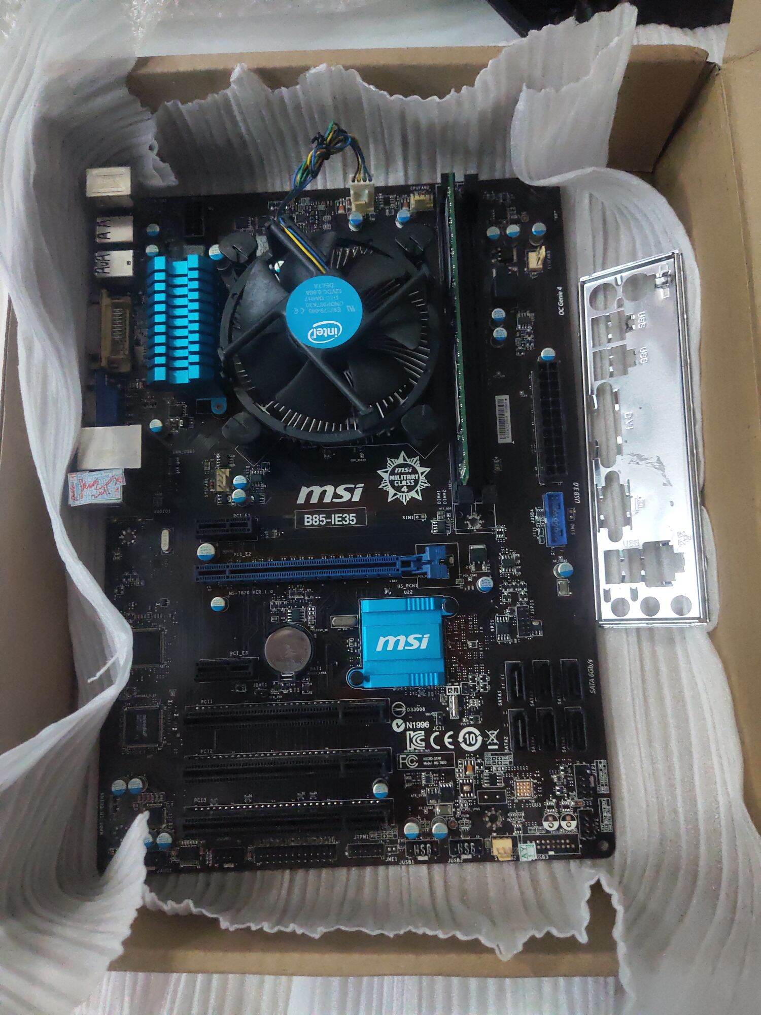combo B85 + i5 4590 + ram 8g (gửi chi tiết sp , trước khi gói )