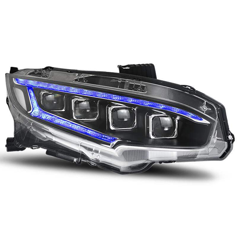 Modifying LED Daytime Running Lights Lens Flow Turning Headlights For 10th Gen Civic Giá 13,149,000 Đồng*Miễn phí vận chuyển