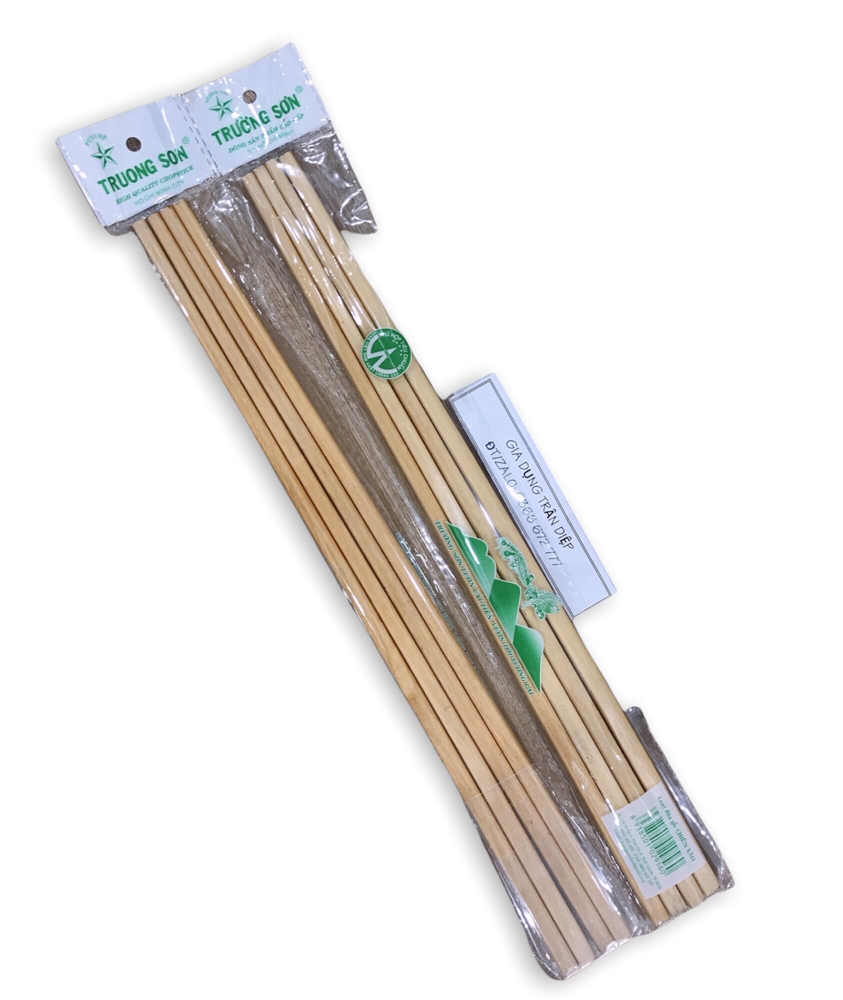Đũa cây chiên xào làm bếp dài 38cm gỗ Trường Sơn