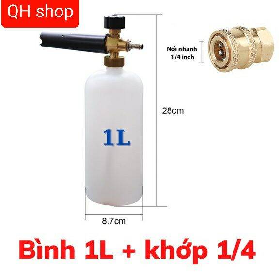 Bình Phun Tạo Bọt Tuyết Mini ( rửa xe 1 lít )