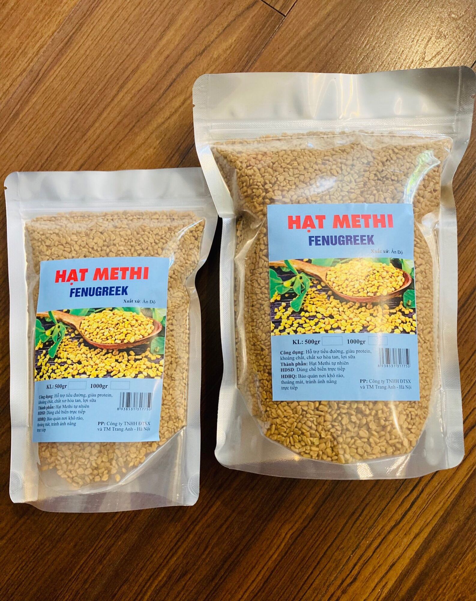 1kg hạt Methi Ấn Độ