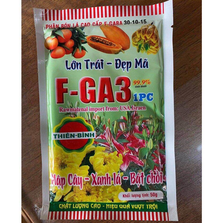 Tăng trưởng bón lá cao cấp fga3 50g bật mầm đẹp mã, lớn trái - vtnn bắc từ liêm