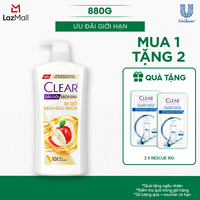 Dầu gội CLEAR 48 Giờ Sạch Gàu Ngứa 880g