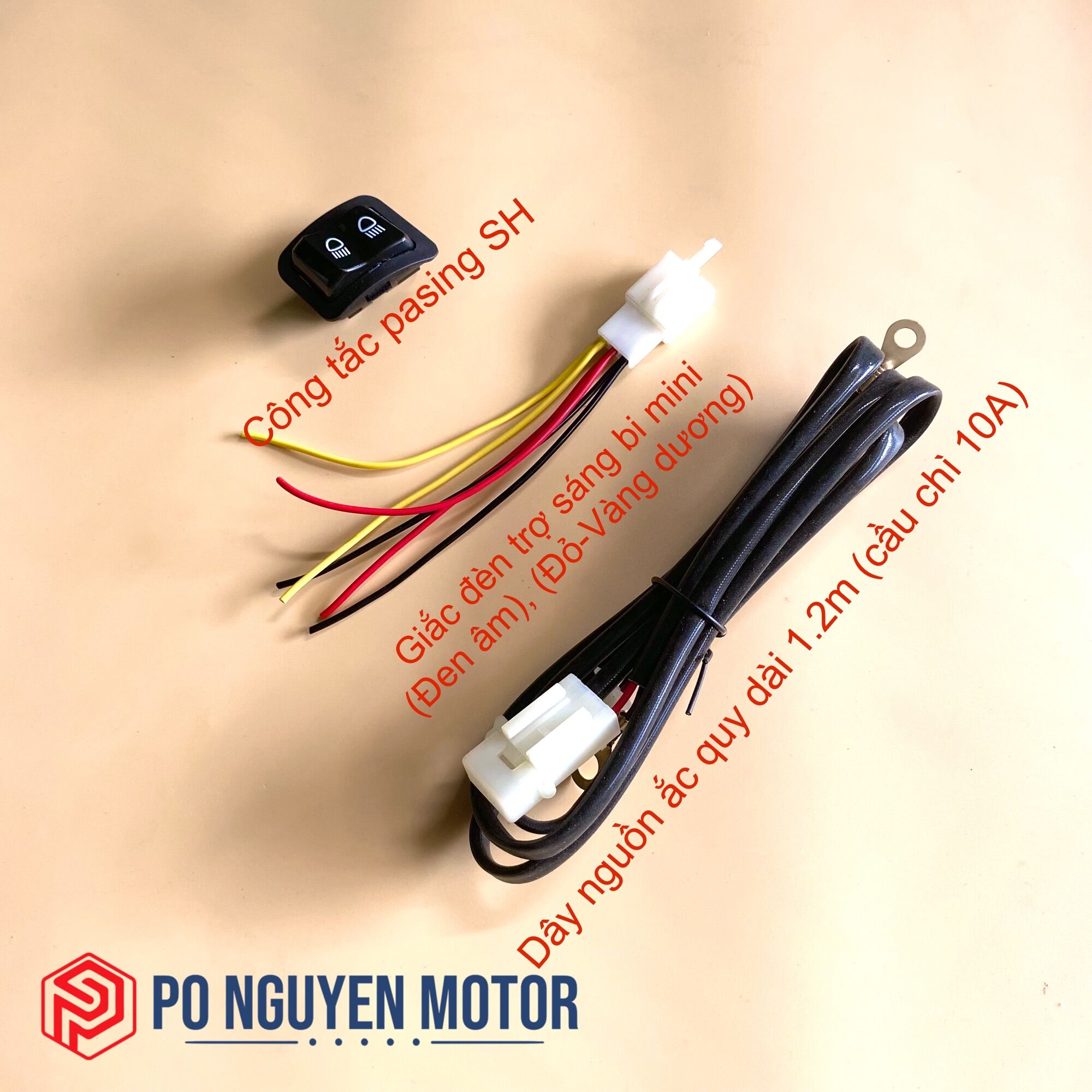 MẠCH TẮT MỞ ĐÈN BI MINI VÀ AUTO PASSING TRÊN NÚT PASSING SH